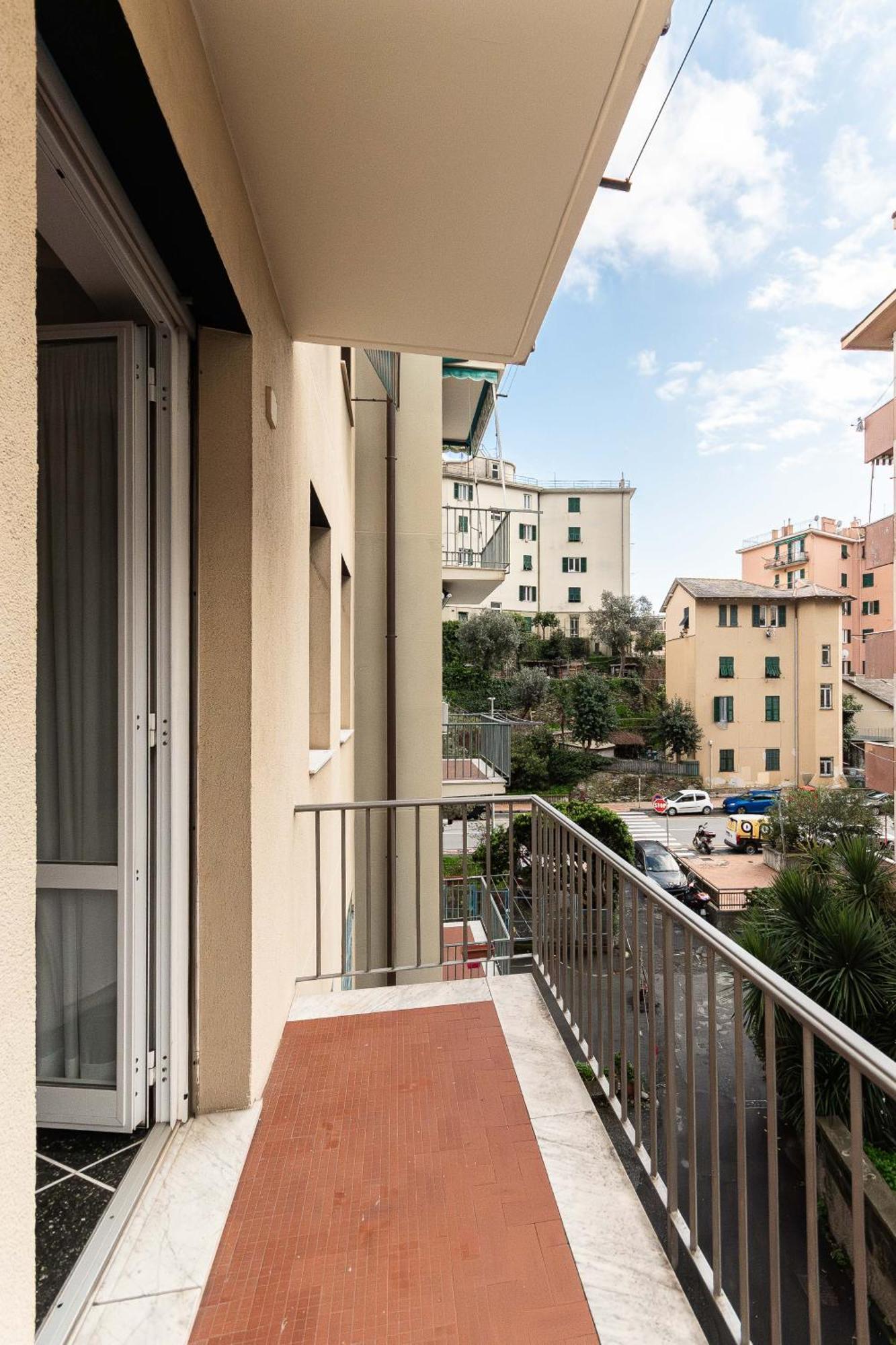 3 Min Spiaggia - 15 Min Centro Citta Genoa Bagian luar foto